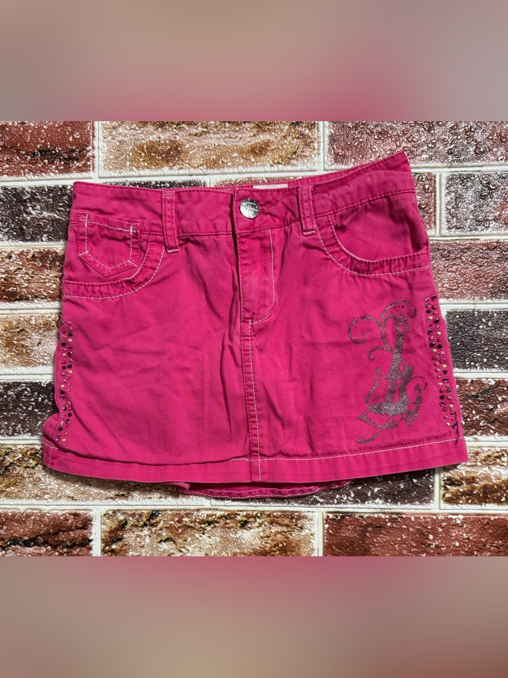 Y2K Vintage Hannah Montana pink skort skirt size 10 girls